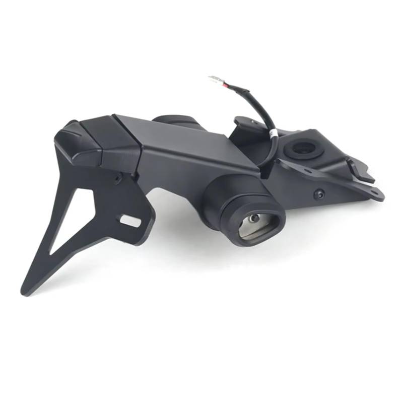Motorrad Kennzeichenhalter Für MT09 Für MT Für 09 2021-2024 Motorrad Hinten Kurzen Schwanz Stock Ordentliches Kennzeichen Halter Reitstock Halterung Kit von WYLWSHA