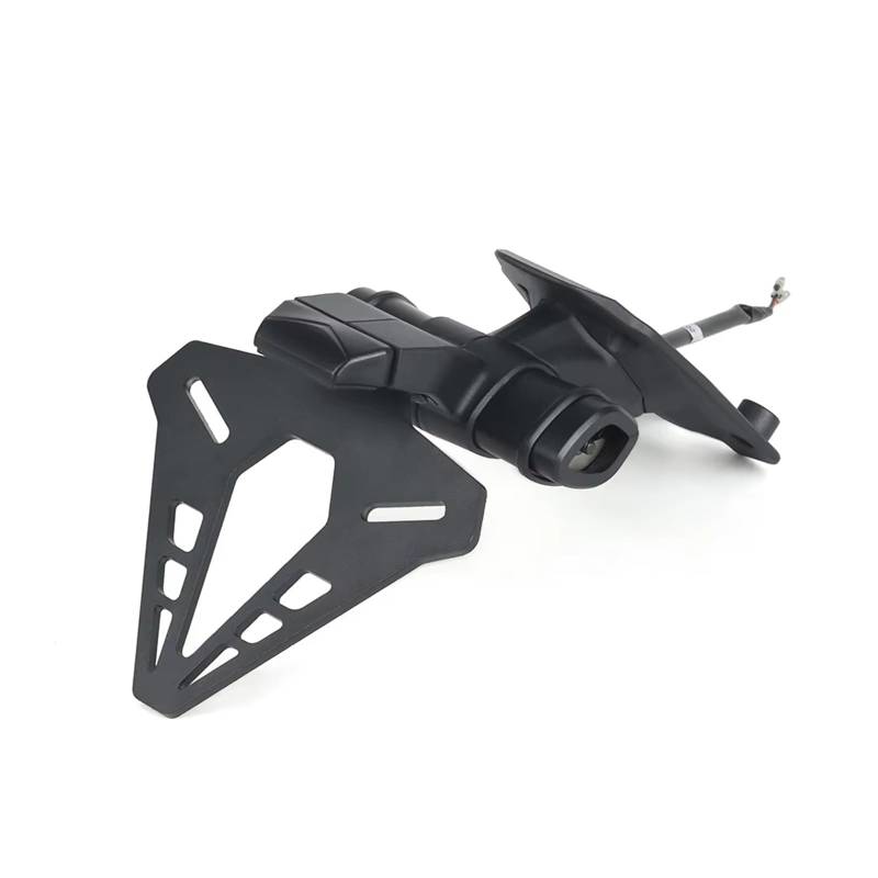 Motorrad Kennzeichenhalter Für Panigale V4 V4S 2025-Motorrad Hinten Kurze Schwanz Lager Kennzeichen Halter Reitstock Rahmen Halterung Kit von WYLWSHA
