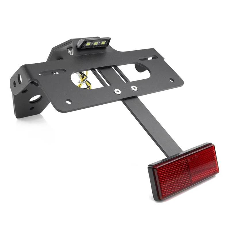 Motorrad Kennzeichenhalter Für Triumph Für Tiger 660 Sport 2022 2023 2024 2025 Motorrad Hinten Kennzeichen Halter Halterung Licht Schwanz Ordentlich Fender Eliminator(B) von WYLWSHA