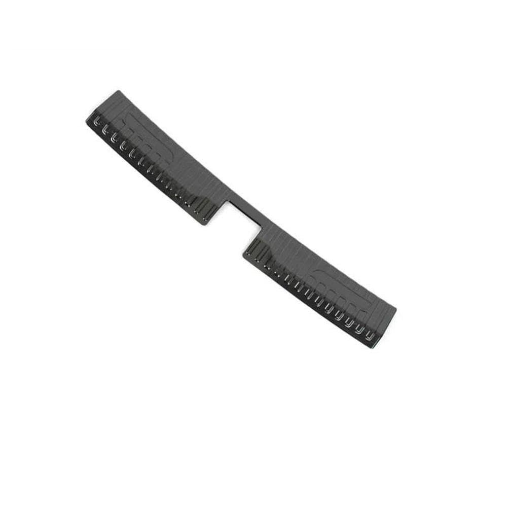 Für Jietu J7 2025-2024 Hinten Schutz Platte Edelstahl Stamm Schutz Dekorative Streifen Schwarz(Inside) von WYNSTORE