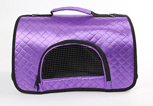 WYXIN Faltbarer Haustierbeutel mit atmungsaktivem Netz , Purple , m von WYXIN