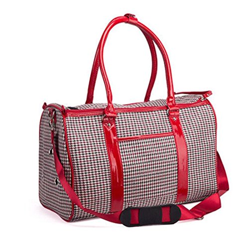 WYXIN Haustier Katze Kleine Hund Reise Tragetasche Pu Leder Outdoor Faltbare Tragbare Hund Tragetasche Handtasche 40 cm * 26 cm * 20 cm , Red WYXIN Haustier Katze Kleine Hund Reise Tragetasche Pu Leder Outdoor Faltbare Tragbare Hund Tragetasche Handtasche 40 cm * 26 cm * 20 cm , Red von WYXIN