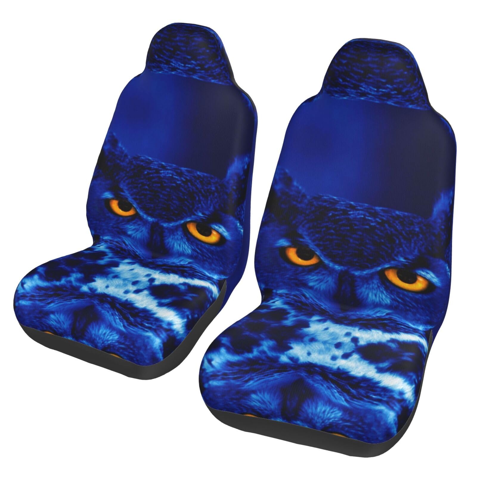 WYYDPPLK Blaue Eule Autositzbezüge mit Volldruck-Design, strapazierfähiges Polyester-Material, einfach zu installieren und zu reinigen, universelle Passform für Autos, SUVs, LKWs WYYDPPLK Blaue Eule Autositzbezüge mit Volldruck-Design, strapazierfähiges Polyester-Material, einfach zu installieren und zu reinigen, universelle Passform für Autos, SUVs, LKWs von WYYDPPLK