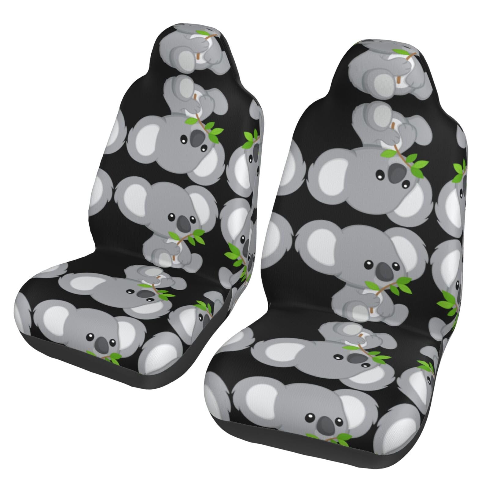 WYYDPPLK Koala Autositzbezüge mit Volldruck-Design, strapazierfähiges Polyester-Material, einfach zu installieren und zu reinigen, universelle Passform für Autos, SUVs, LKWs WYYDPPLK Koala Autositzbezüge mit Volldruck-Design, strapazierfähiges Polyester-Material, einfach zu installieren und zu reinigen, universelle Passform für Autos, SUVs, LKWs von WYYDPPLK