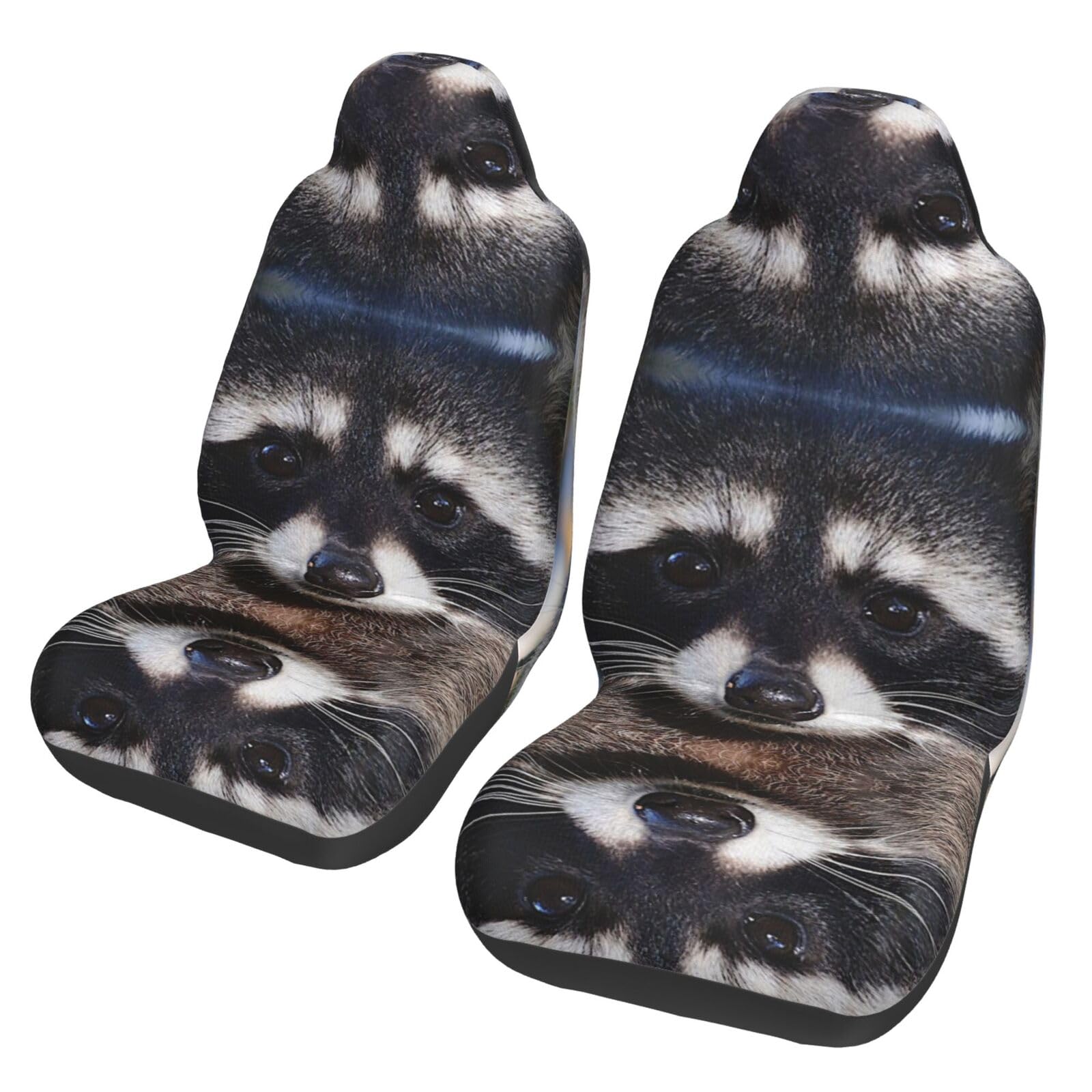 WYYDPPLK Little Raccoon Face Autositzbezüge mit Volldruck-Design, strapazierfähiges Polyester-Material, einfach zu installieren und zu reinigen, universelle Passform für Autos, SUVs, LKWs WYYDPPLK Little Raccoon Face Autositzbezüge mit Volldruck-Design, strapazierfähiges Polyester-Material, einfach zu installieren und zu reinigen, universelle Passform für Autos, SUVs, LKWs von WYYDPPLK