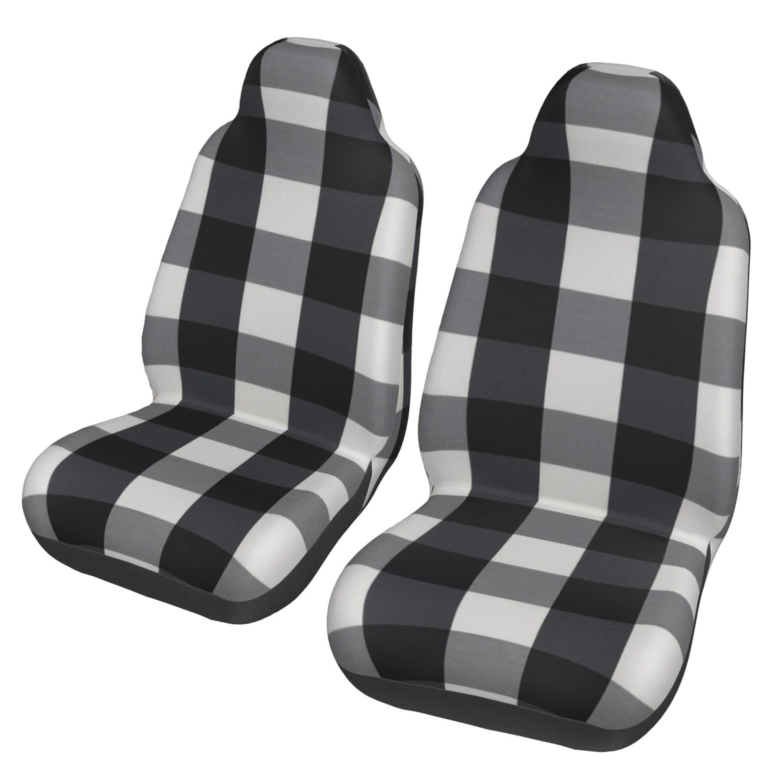 WYYDPPLK Schwarz-Weiß-karierte Autositzbezüge mit Volldruck-Design, strapazierfähiges Polyester-Material, einfach zu installieren und zu reinigen, universelle Passform für Autos, SUVs, LKWs WYYDPPLK Schwarz-Weiß-karierte Autositzbezüge mit Volldruck-Design, strapazierfähiges Polyester-Material, einfach zu installieren und zu reinigen, universelle Passform für Autos, SUVs, LKWs von WYYDPPLK