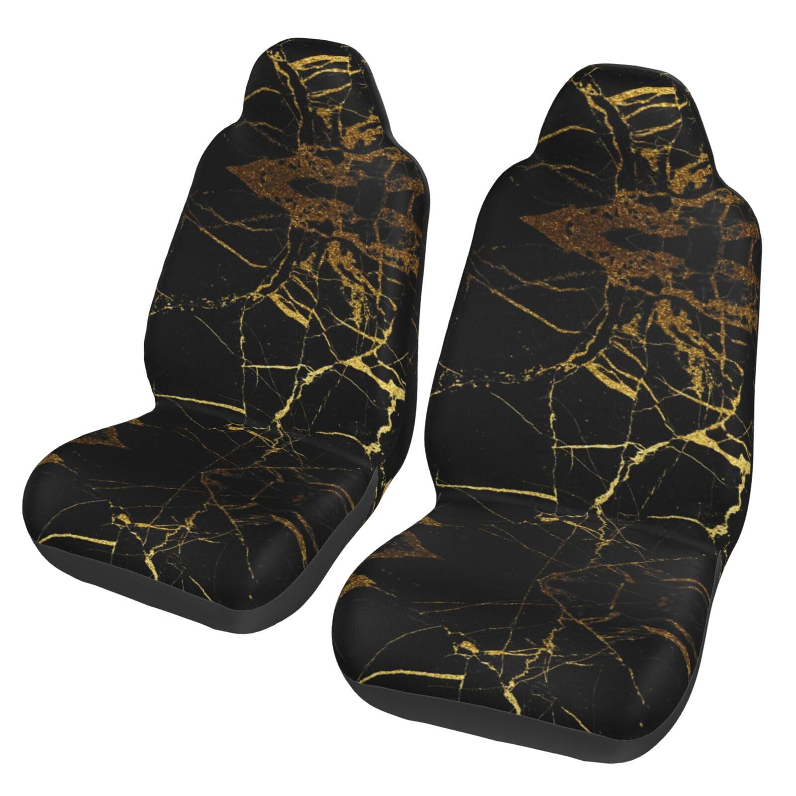 WYYDPPLK Schwarze Marmor-Autositzbezüge mit Volldruck-Design, strapazierfähiges Polyester-Material, einfach zu installieren und zu reinigen, universelle Passform für Autos, SUVs, LKWs WYYDPPLK Schwarze Marmor-Autositzbezüge mit Volldruck-Design, strapazierfähiges Polyester-Material, einfach zu installieren und zu reinigen, universelle Passform für Autos, SUVs, LKWs von WYYDPPLK