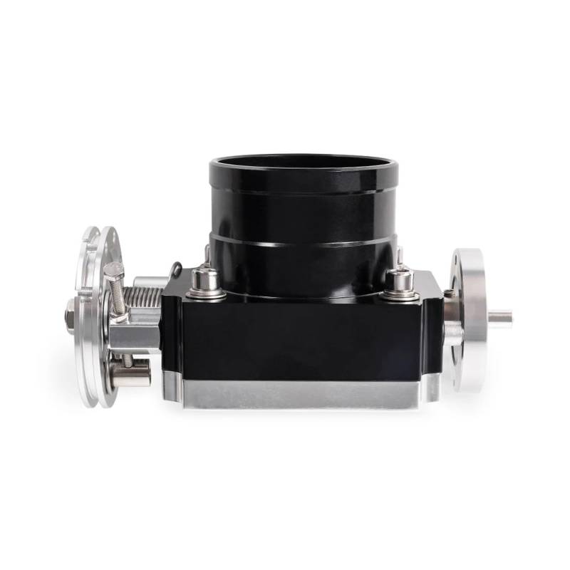 Universal 70mm/100mm High Flow Legierung Aluminium CNC Billet Einlassdrosselklappengehäuse RS-THB192(100mm Black) von WaLdor