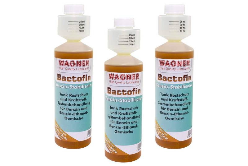 Bactofin Benzin Stabilisator Tankrostschutz 3 Stück á 250 ml von Wagner Spezialschmierstoffe