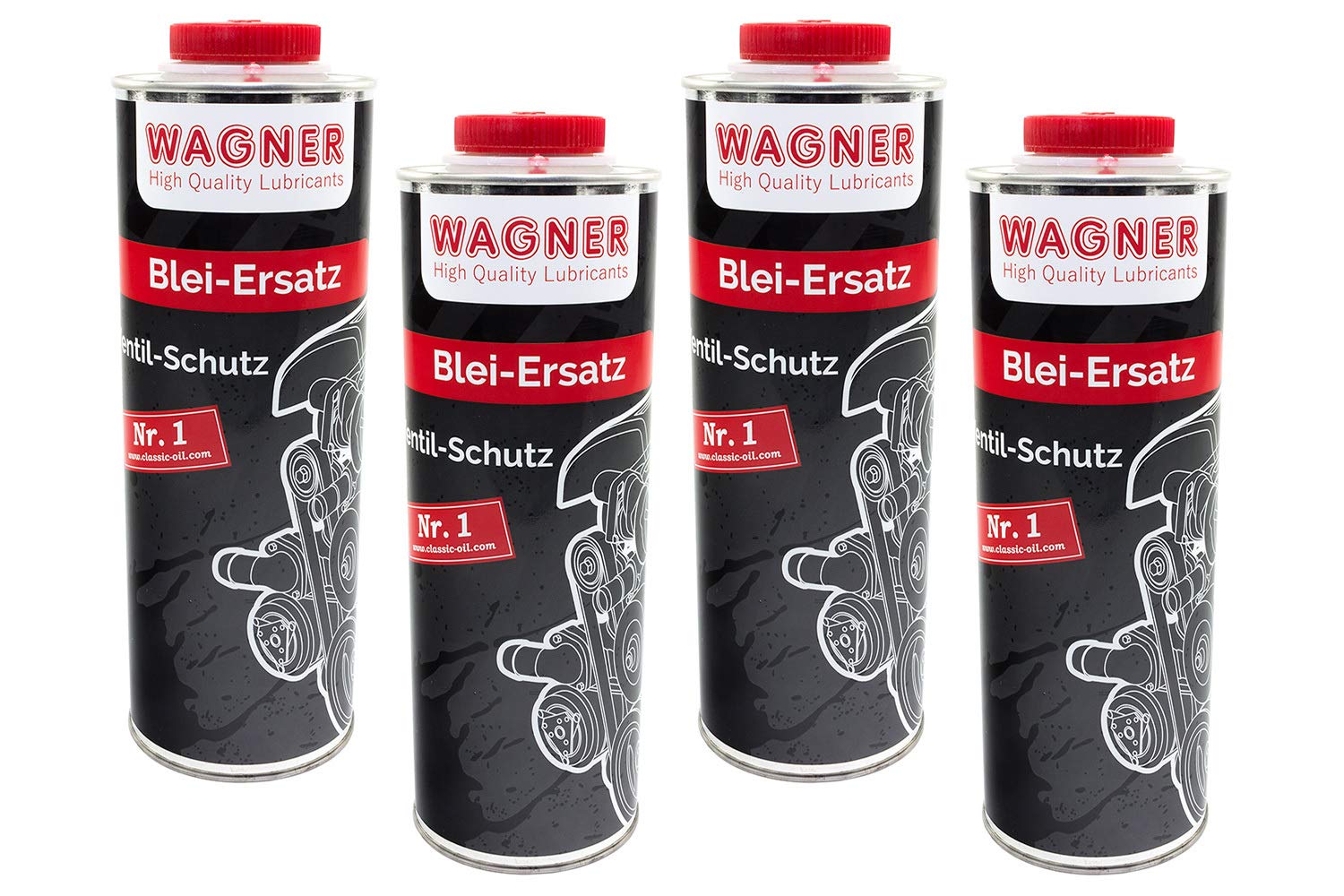WAGNER Blei Ersatz Bleiersatz 4 Liter Zusatz Kraftstoff Additiv Benzin lead fuel von Wagner Spezialschmierstoffe