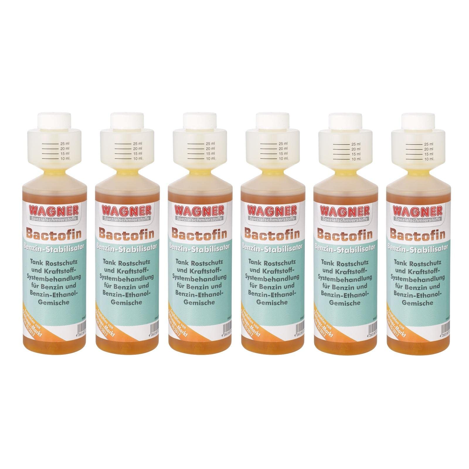 WAGNER Spezialschmierstoffe GmbH & Co. KG 6X Bactofin Benzinstabilisator Tankrostschutz 250 ml WAGNER Spezialschmierstoffe GmbH & Co. KG 6X Bactofin Benzinstabilisator Tankrostschutz 250 ml von PGONA