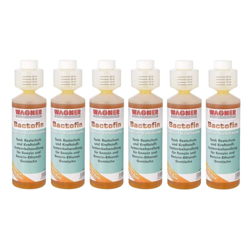 WAGNER Spezialschmierstoffe GmbH & Co. KG 6X Bactofin Benzinstabilisator Tankrostschutz 250 ml von PGONA