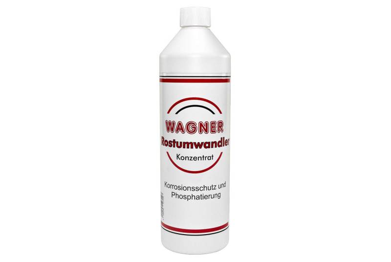 Wagner phosphatierender Rostumwandler für Sofortigen Korrosionsstopp|Tiefenwirksamer Rostentferner Dauerhafte Endschutzbehandlung| Idealer Rostlöser Chemische Heilung von Metalloberflächen |1 L von Wagner
