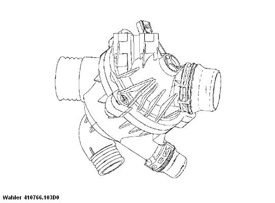 Thermostat, Kühlmittel Wahler 410766.103D0 von Wahler