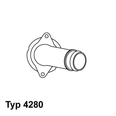 Thermostat, Kühlmittel Wahler 4280.80D von Wahler