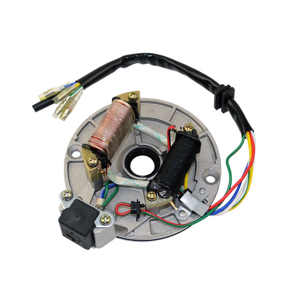 Wai Danie Zündung Stator Magneto Platte Spule für 50cc 70cc 90cc 110cc 125cc Dirt Bike ATV Go Kart Kompatibel mit Honda XR50 CRF50 XR CRF 50 70 von Wai Danie