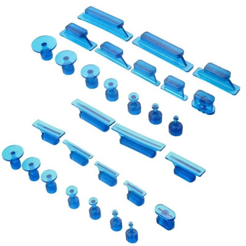 Waiecnksa 30 Teile/satz Kleber Tabs Dent Werkzeuge Auto Paintless Dent Repair Kleber Tabs Werkzeuge für Karosserie (blau) von Waiecnksa