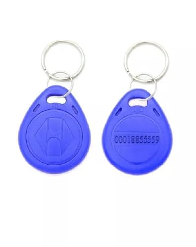Waizmann.IDeaS® 10x BLAU RFID 125Khz Transponder KeyFob Token Chip Schlüsselanhänger Zutrittskontrolle von Waizmann.IDeaS