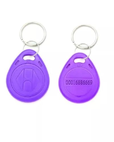Waizmann.IDeaS® 1x LILA RFID 125Khz Transponder KeyFob Token Chip Schlüsselanhänger Zutrittskontrolle von Waizmann.IDeaS