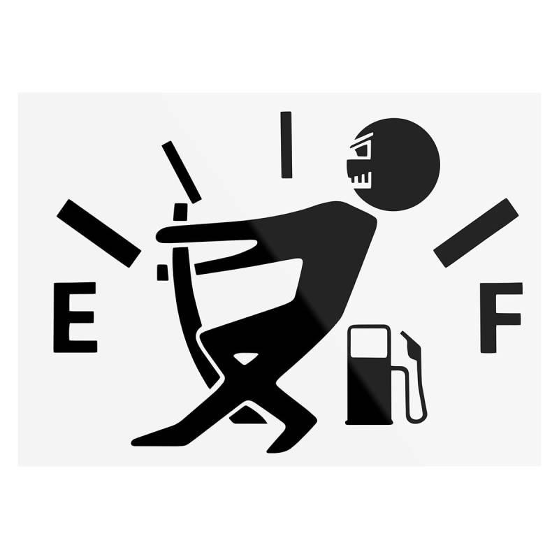 Wakauto Auto Aufkleber perfekt auf den Tankdeckel Bilder Car-Sticker Tank Trouble Zeiger Tank Sprit Fun Perfekt Auf Den Tankdeckel Lustige Sticker Tankdeckel Aufkleber Auto Sticker Lustig von Wakauto
