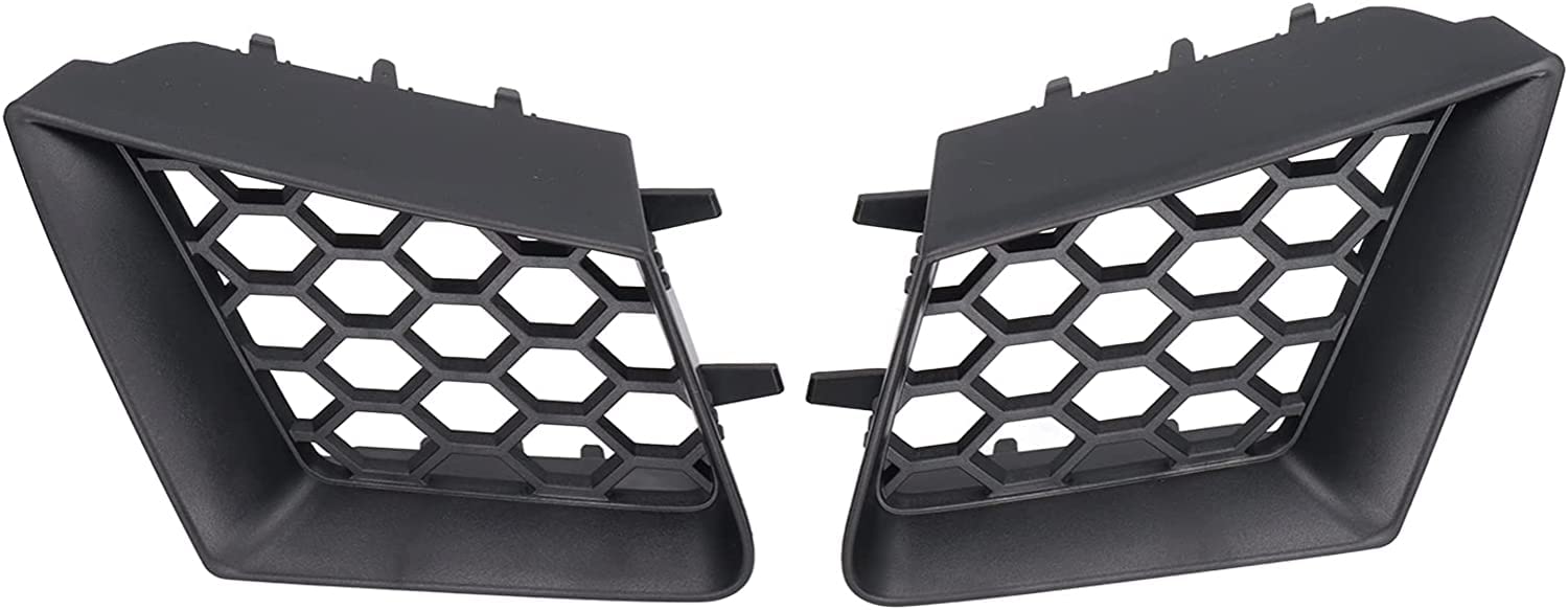 Oberer Grill der Vorderen Stoßstange,2 Stück Stoßstange Front Nieren Gitter Links Rechts Glänzend Schwarz Ersatz für Seat Ibiza Cordoba 6L 2002-2009 Oberer Grill der Vorderen Stoßstange,2 Stück Stoßstange Front Nieren Gitter Links Rechts Glänzend Schwarz Ersatz für Seat Ibiza Cordoba 6L 2002-2009 von Wakects
