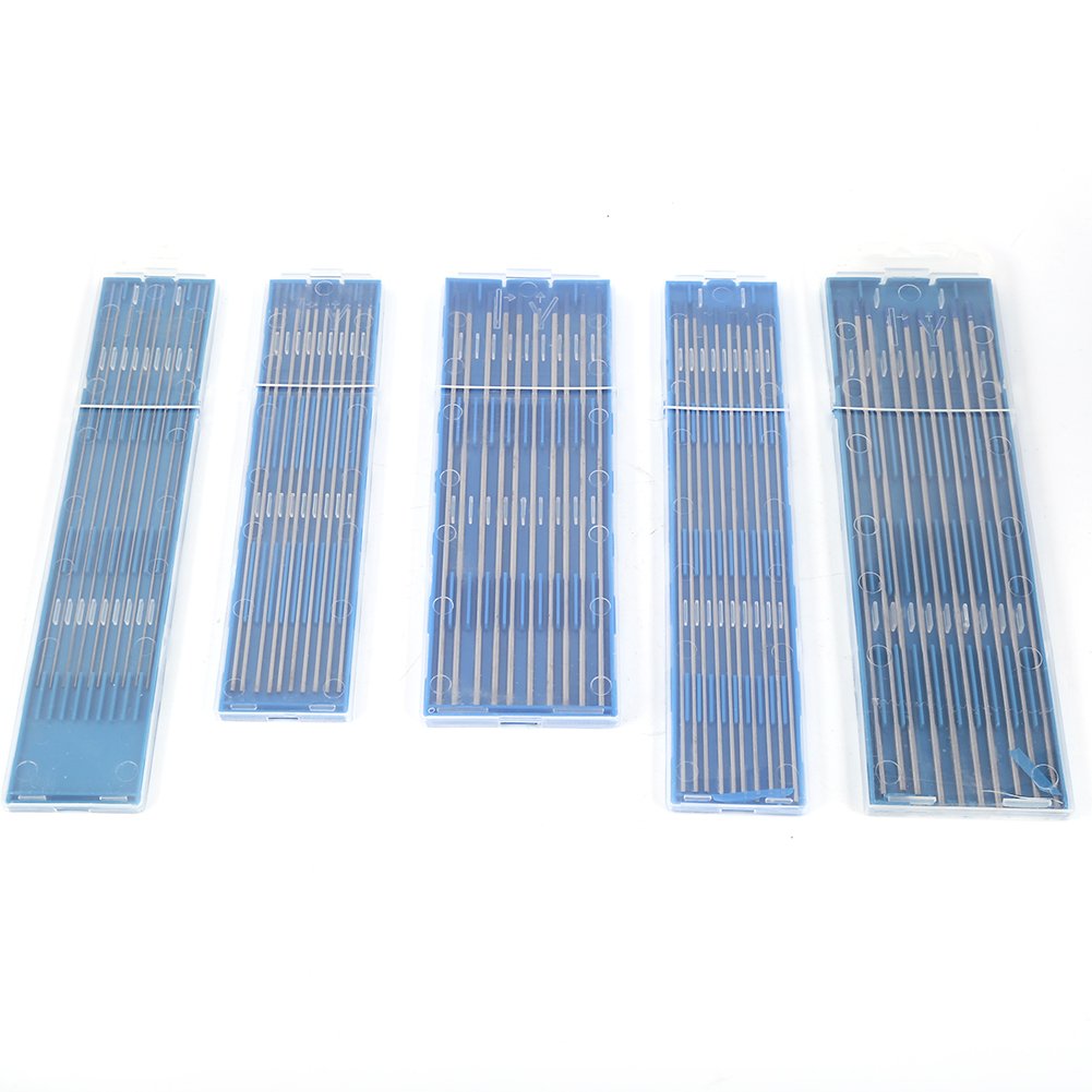 10 stücke Wolfram WL20 WIG Schweiß Elektroden Lanthanierte Elektrode Blue Tip Tool Set 1,0/1,6/2,4mm (2.4 * 175mm) von Walfront