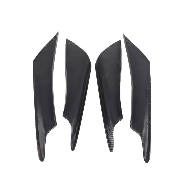 4pcs Universal CAR Body Spoiler Vordere Stoßfänger Lippensplitter Flossen mit Leicht Anhaltenden Langstöbern Toller Ersatzanpassungen Aggressive Looks Schützt vor Kratzern (Wasser von Walfront