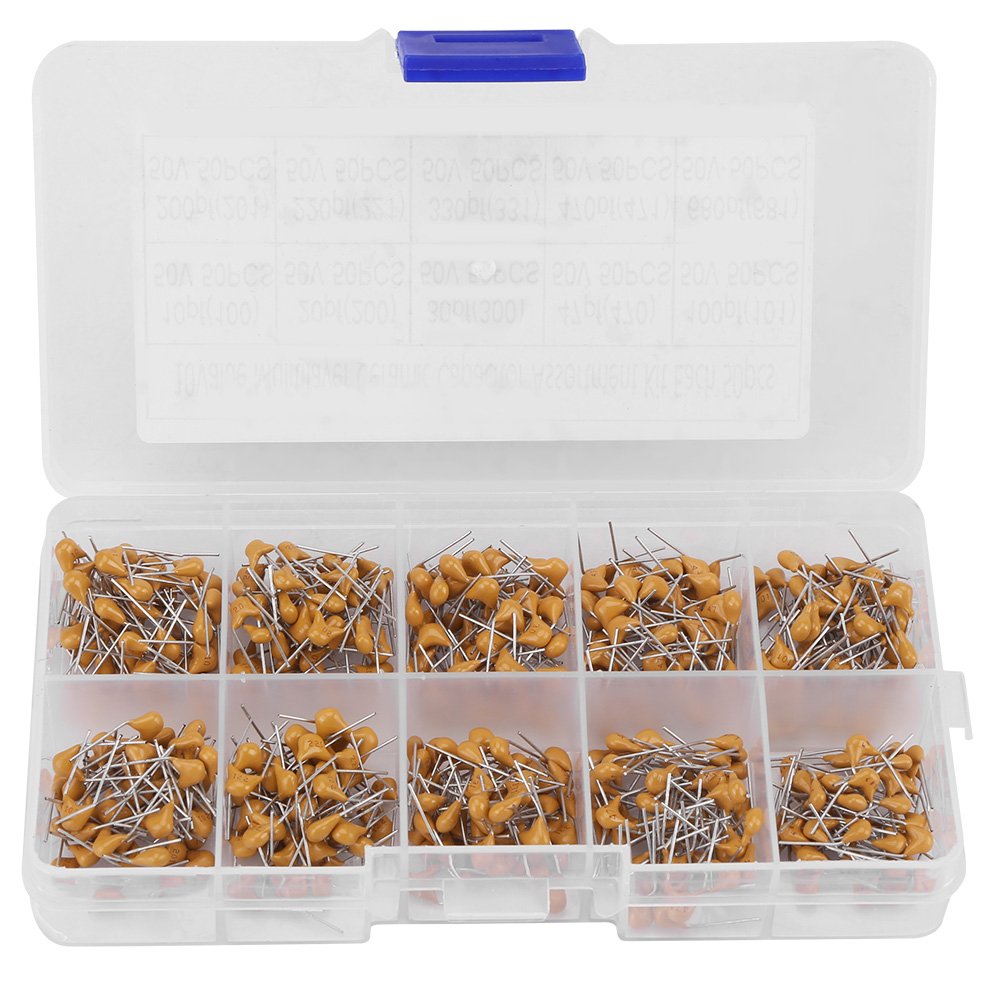 500 stücke 10 Werte 50 V Multilayer Monolithic Ceramic Capacitor Assortment Kit Set 10 pf / 20 pf / 30 pf / 47 pf / 100 pf / 200 pf / 220 pf / 330 pf / 470 pf / 680 pf 500 stücke 10 Werte 50 V Multilayer Monolithic Ceramic Capacitor Assortment Kit Set 10 pf / 20 pf / 30 pf / 47 pf / 100 pf / 200 pf / 220 pf / 330 pf / 470 pf / 680 pf von Walfront