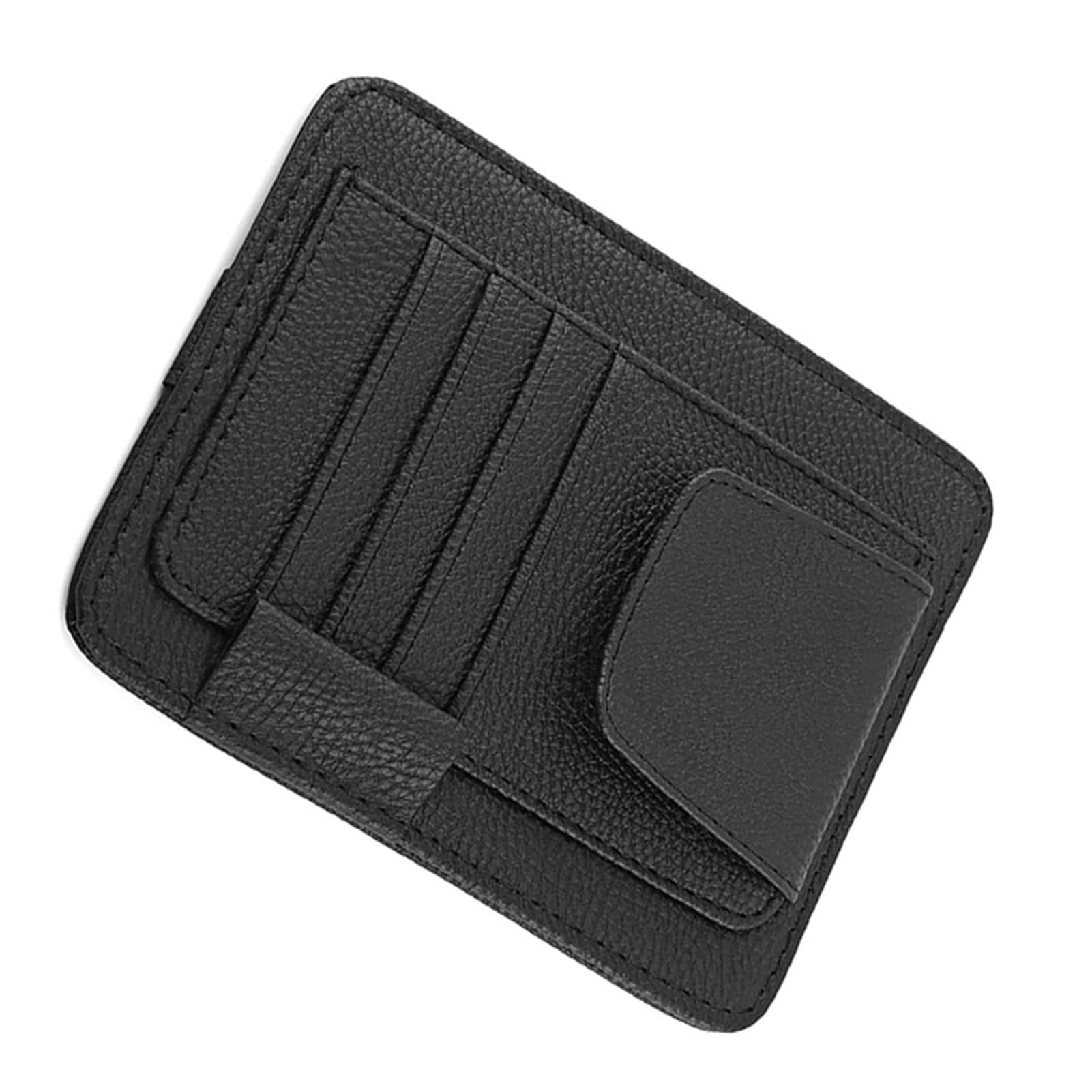 Car Sun Visor Lagerhalter Multifunktional PU Leder Organizer Clamp/Holder für Stiftkarte Billgläser Modisches Lichee -Muster Aussehen Kompakte Größe Ideal zu Reparieren Car Sun Visor Lagerhalter Multifunktional PU Leder Organizer Clamp/Holder für Stiftkarte Billgläser Modisches Lichee -Muster Aussehen Kompakte Größe Ideal zu Reparieren von Walfront