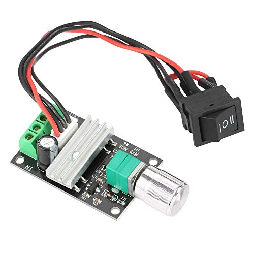 DC 6V 12V 24V 3A Motor Drehzahlregler, PWM Motor Drehzahlregler mit Rückfahrschalter von Walfront