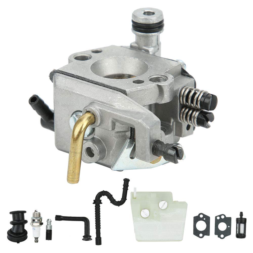 Vergaser Set, Vergaserfilter Ansaugrohr Kit Passend für 024 026 MS260 Kettensägen-Teilzubehör Hardware-Tool-Kit von Walfront
