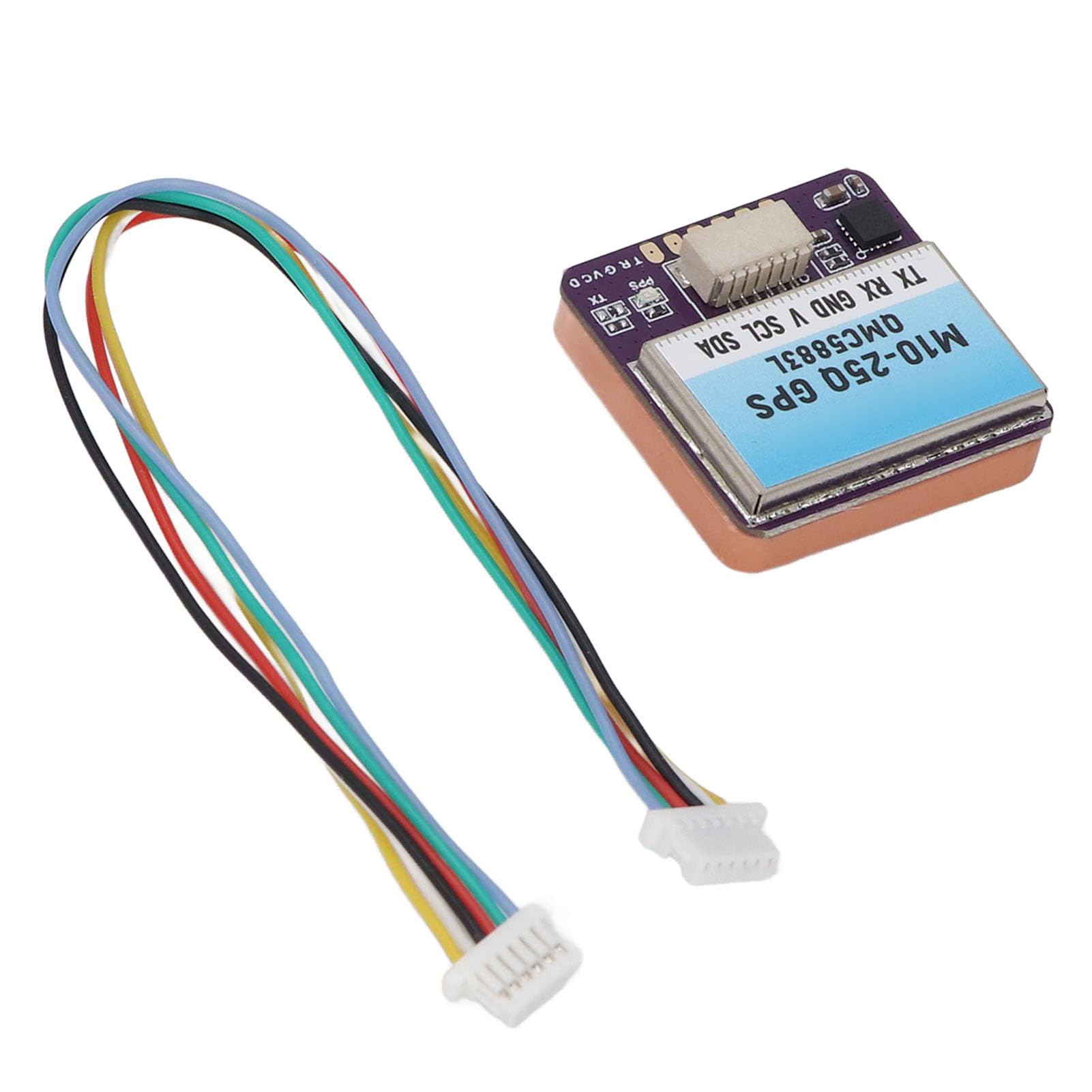 Walfront M10-25Q Integriertes GPS-Modul QMC5883L Kompass Chip der 10. Generation 10-Hz-Ausgang Geringer Stromverbrauch 72 Kanäle SH1.0-6P-Schnittstelle GPS-Flugsteuerungsmodul für FPV von Walfront