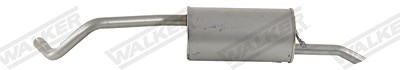 Walker Endschalldämpfer [Hersteller-Nr. 23349] für Seat, Skoda, VW von Walker