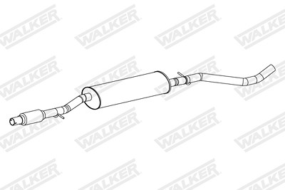 Walker Endschalldämpfer [Hersteller-Nr. 24324] für Fiat von Walker