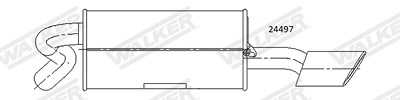 Walker Endschalldämpfer [Hersteller-Nr. 24497] für Volvo von Walker