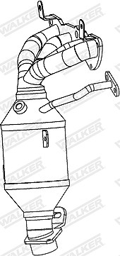 Walker Katalysator [Hersteller-Nr. 28747] für Daihatsu, Subaru, Toyota von Walker