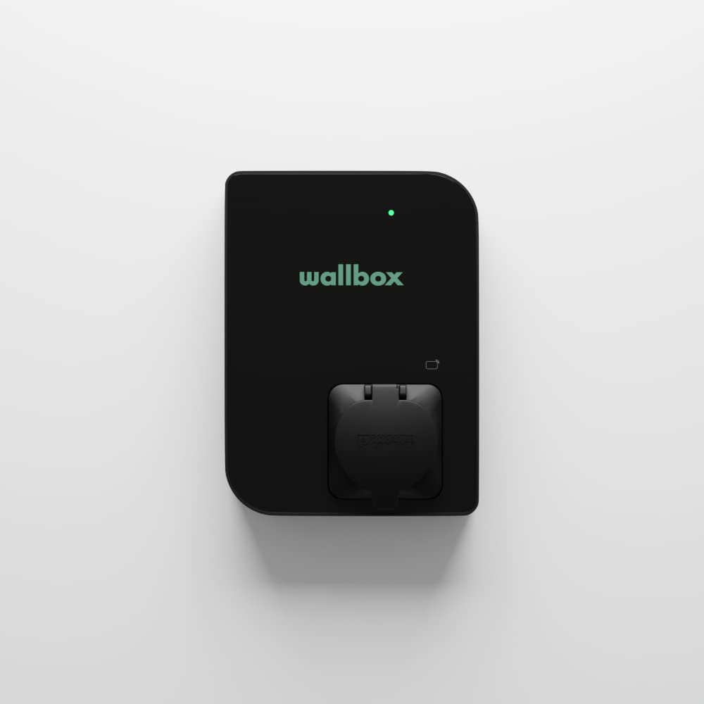 Wallbox Potencia: 22kW Conector: Type 2 Longitud Cable: Shutter Socket Color: Black versión: RFID + DC Leakage von Wallbox