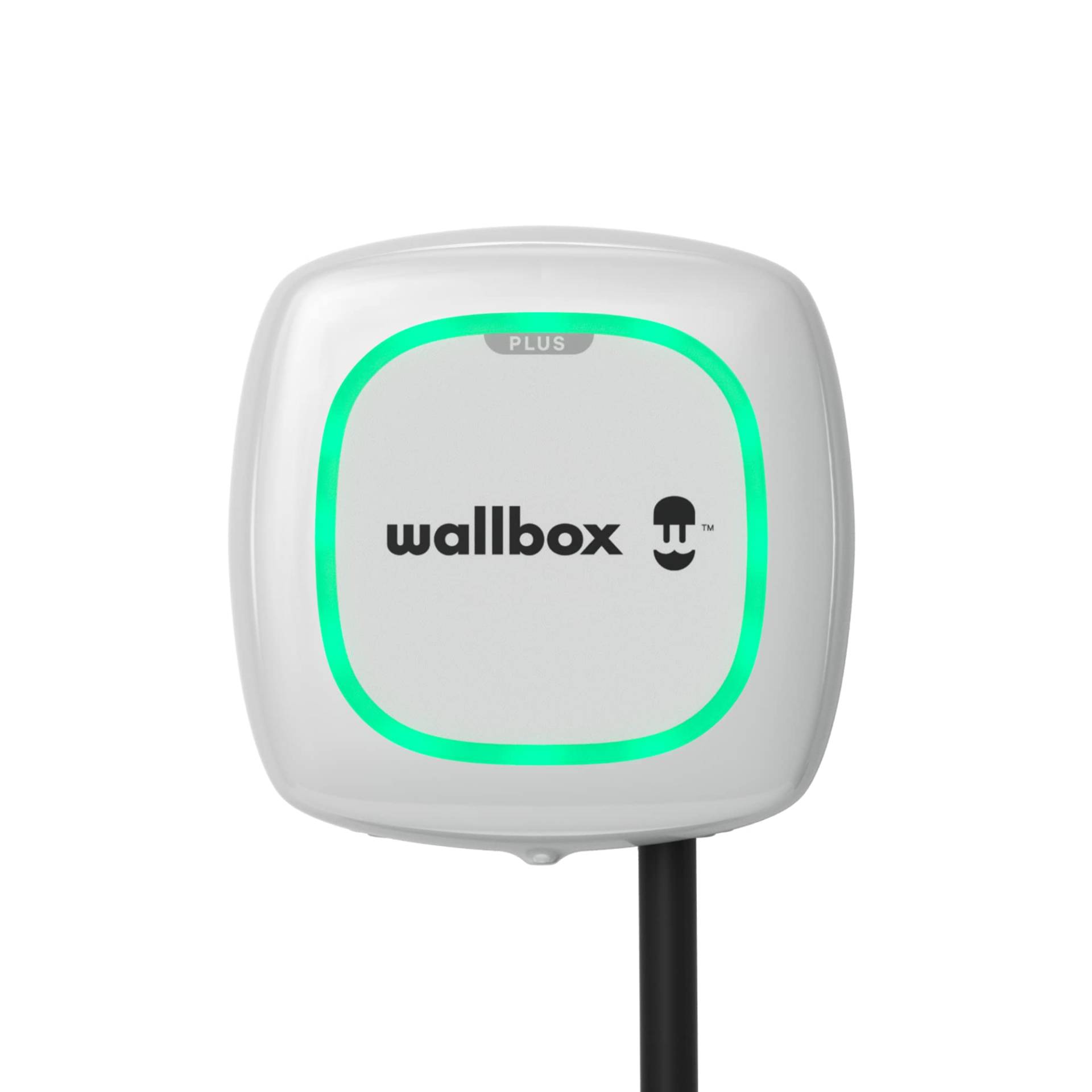 Wallbox Pulsar Plus Ladegerät für Elektrofahrzeuge. Mit Einstellbarer Leistung von bis zu 22 kW. Ladekabel Typ 2. WLAN- und Bluetooth-Verbindung sowie OCPP-kompatibel. (Type 2-22 KW | 5m, White) von Wallbox