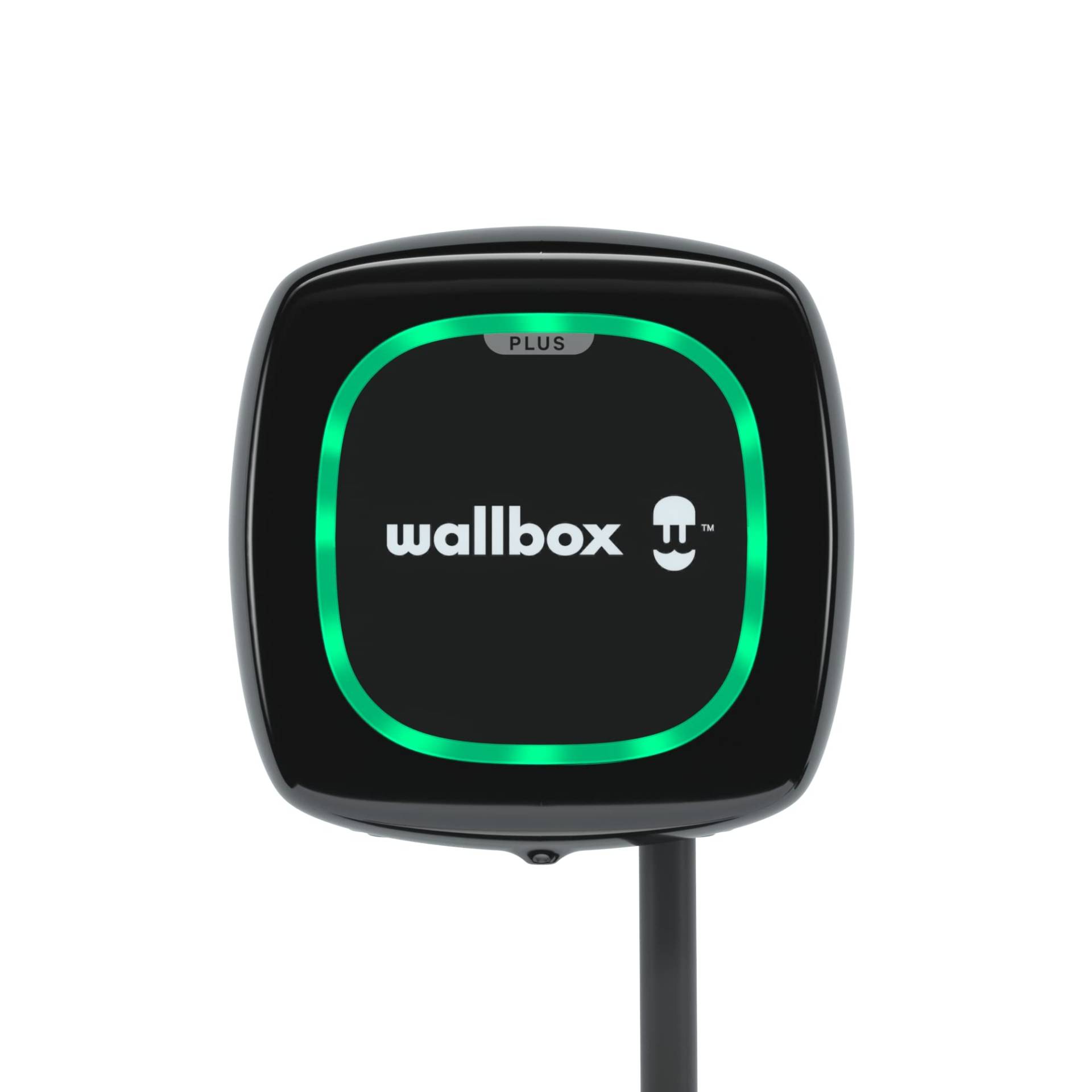 Wallbox Pulsar Plus Ladegerät für Elektrofahrzeuge. Mit Einstellbarer Leistung von bis zu 22 kW. Ladekabel Typ 2. WLAN- und Bluetooth-Verbindung sowie OCPP-kompatibel. (Type 2-22 KW | 7m, Black) von Wallbox