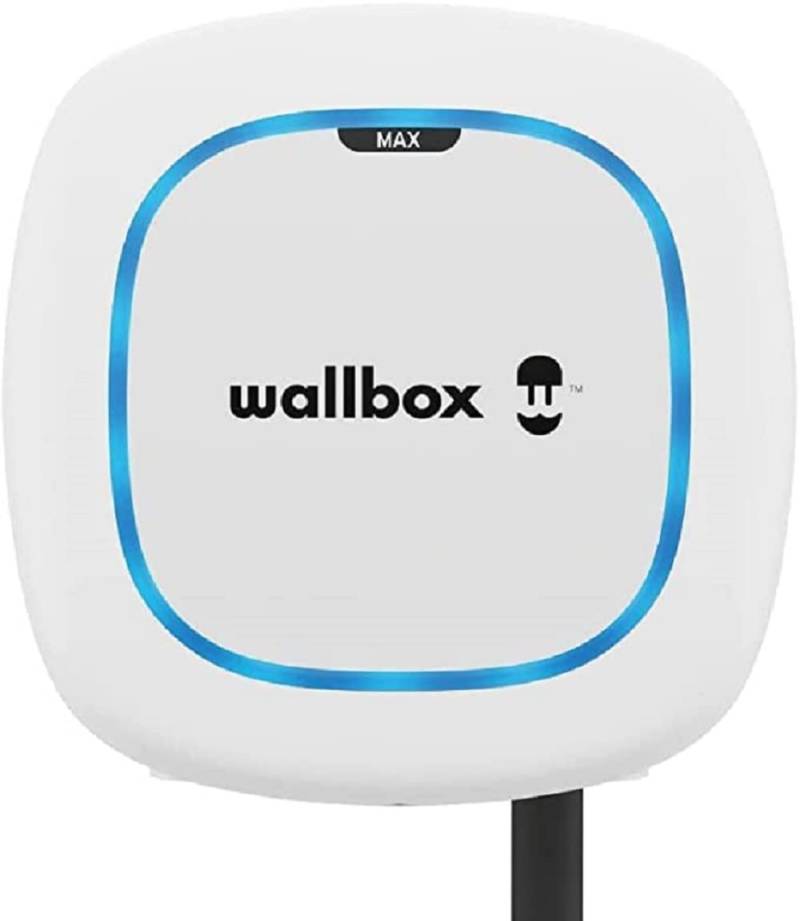 Wallbox Pulsar Max, Ladegerät für Elektrofahrzeuge (11 kW, Type 2, Wi-Fi, Bluetooth, OCPP, Innen/Außen, 5m, einfache Installation), Weiß von Wallbox