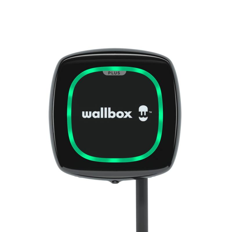 Wallbox Pulsar Plus Ladegerät für Elektrofahrzeuge - Einstellbare Leistung bis zu 11 kW, Ladekabel Typ 2, 7m, WLAN und Bluetooth, OCPP von Wallbox