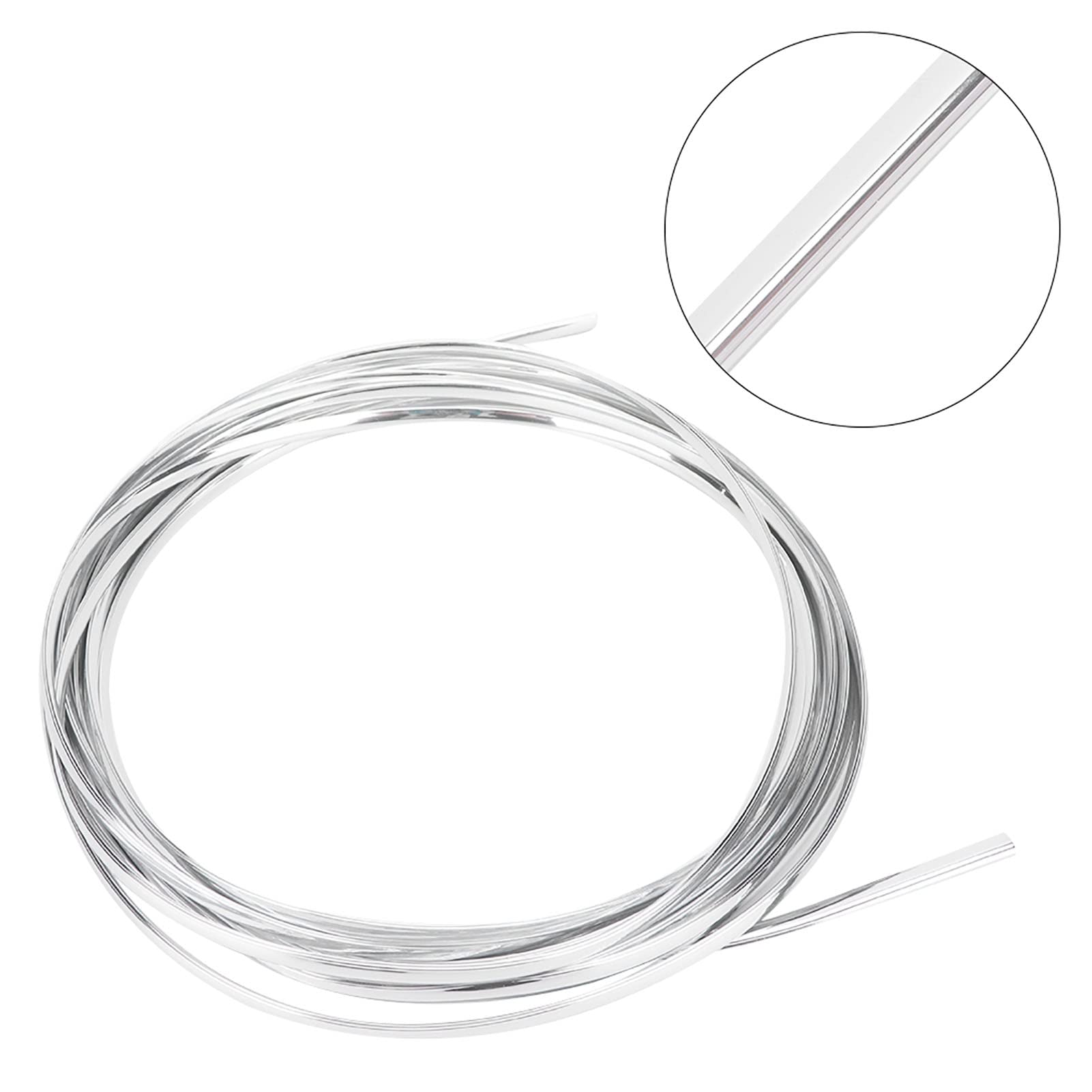 Chromrandschutz, 6m Türkante Schutzverkleidung, Schusskratzerschutz, Universelle Passform, Einfache Installation, Weiches PVC -Material, 6 Mm Breite X 8mm Tief Chromrandschutz, 6m Türkante Schutzverkleidung, Schusskratzerschutz, Universelle Passform, Einfache Installation, Weiches PVC -Material, 6 Mm Breite X 8mm Tief von Walmeck