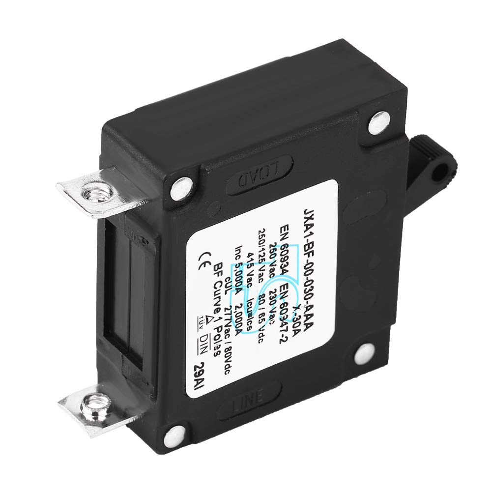 Walmeck Mini -Leistungsschalter, 15A 20A 25A 30A DC/Wechselstromhandbuch EIN/Aus -Schalter Reset Switch Sicherheit, Feuerfestes ABS -Material Design, Überlastschutz, Kurzschlussschutz Walmeck Mini -Leistungsschalter, 15A 20A 25A 30A DC/Wechselstromhandbuch EIN/Aus -Schalter Reset Switch Sicherheit, Feuerfestes ABS -Material Design, Überlastschutz, Kurzschlussschutz von Walmeck