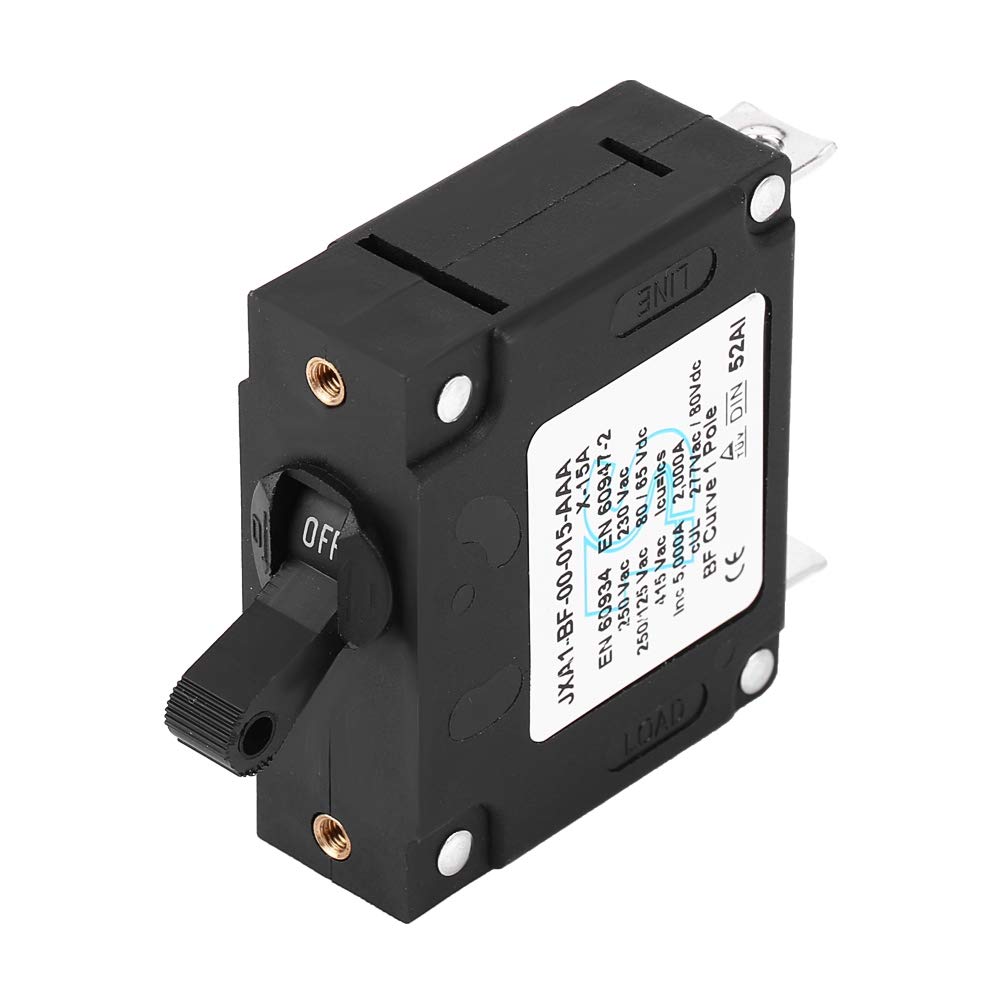 Walmeck Mini -Leistungsschalter, 15A 20A 25A 30A DC/Wechselstromhandbuch EIN/Aus -Schalter Reset Switch Sicherheit, Feuerfestes ABS -Material Design, Überlastschutz, Kurzschlussschutz Walmeck Mini -Leistungsschalter, 15A 20A 25A 30A DC/Wechselstromhandbuch EIN/Aus -Schalter Reset Switch Sicherheit, Feuerfestes ABS -Material Design, Überlastschutz, Kurzschlussschutz von Walmeck