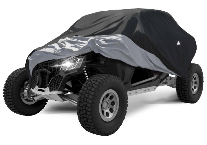 Walser Abdeckplane Quad All Weather, Quad Abdeckplane wasserdicht, Quad Garage, Quad Zubehör, UV-beständige Quad Abdeckplane auch für E Quad, Quad Plane, wetterfeste Abdeckung Plane schwarz M von Walser