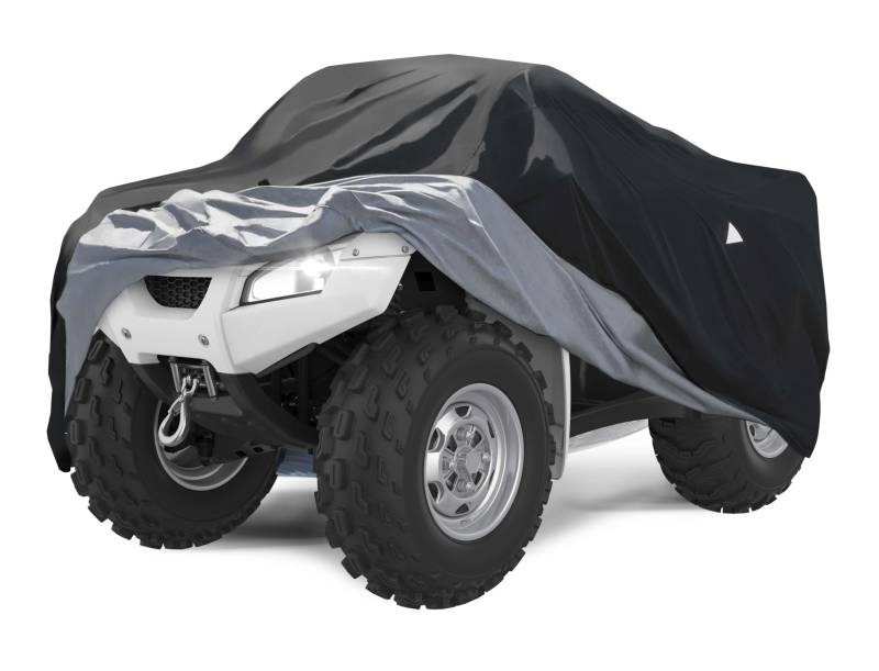 Walser Abdeckplane Quad All Weather, Quad Abdeckplane wasserdicht, Quad Garage, Quad Zubehör, UV-beständige Quad Abdeckplane auch für E Quad, Quad Plane, wetterfeste Abdeckung Plane schwarz S von Walser