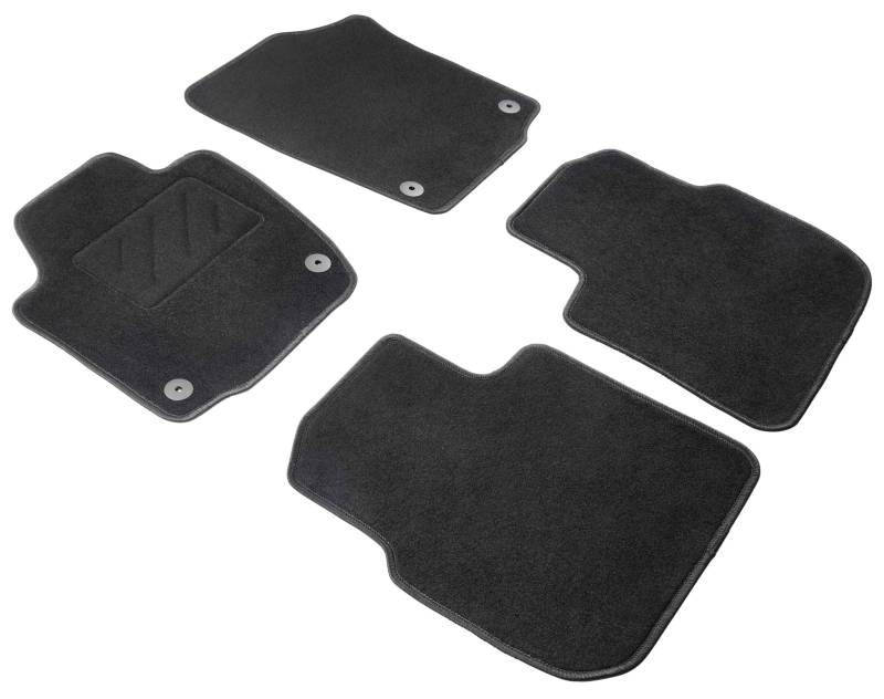 Walser Comfort Auto Teppiche für Skoda Rapid Spaceback 07/2012-12/2019, 100% passgenaue Auto Fußmatten Made in Europe, Fußmatte Auto, Autoteppich Auto, Fussmatten Auto von Walser