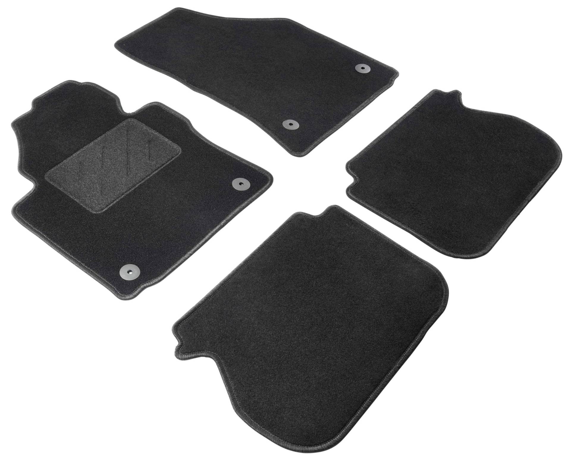 Walser Comfort Auto Teppiche für VW Caddy III 2004-2015, Caddy IV mit 2 Schiebetüren, Caddy Maxi Life vorne und 1. Sitzreihe, 100% passgenaue Auto Fußmatten Made in Europe, Autoteppich Auto Walser Comfort Auto Teppiche für VW Caddy III 2004-2015, Caddy IV mit 2 Schiebetüren, Caddy Maxi Life vorne und 1. Sitzreihe, 100% passgenaue Auto Fußmatten Made in Europe, Autoteppich Auto von Walser