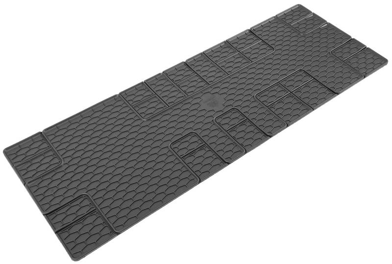 Walser DirtGuard Gummi Fussmatten Auto für FIAT Ulysse 1994-2002, Citroen Spacetourer/Peugeot Traveller/Toyota Proace 2016-Heute, Opel Zafira Life 2019-Heute, FIAT Ulysse Bus 2022-Heute von Walser