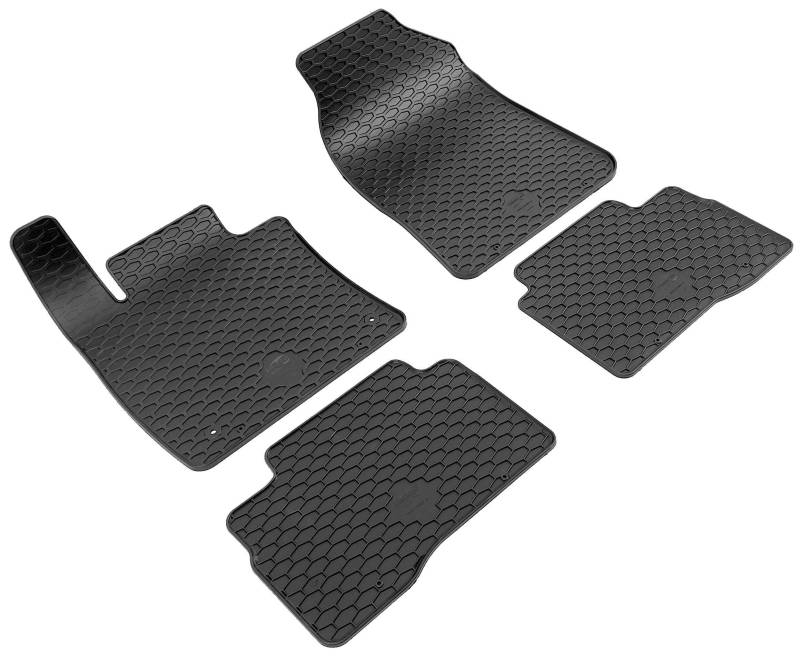 Walser DirtGuard Gummi Fussmatten Auto für SsangYong Tivoli 01/2015-Heute, Tivoli Grand 06/2021-Heute von Walser